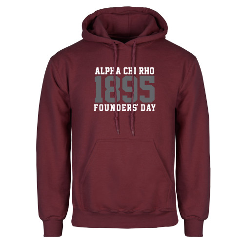  Maroon Fleece Hoodie - Founders Day 1895