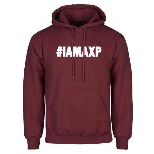  Maroon Fleece Hoodie - #IAMAXP