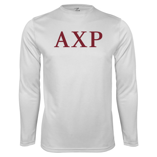 White Performance Long Sleeve Shirt-AXP