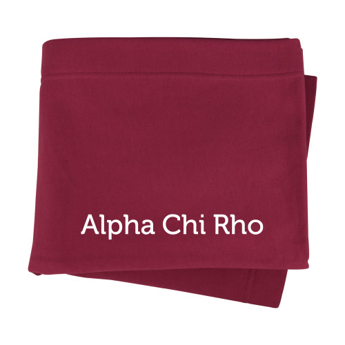  Maroon Sweatshirt Blanket - Alpha Chi Rho