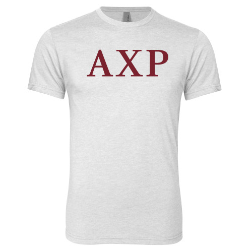  Next Level Heather White Triblend Tee - AXP