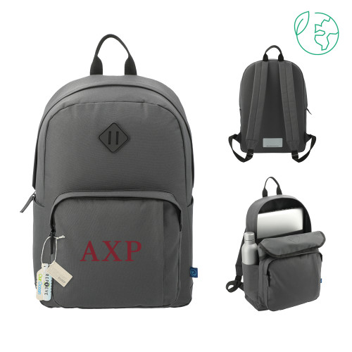  Repreve Ocean Charcoal Everyday Computer Backpack - Labarum