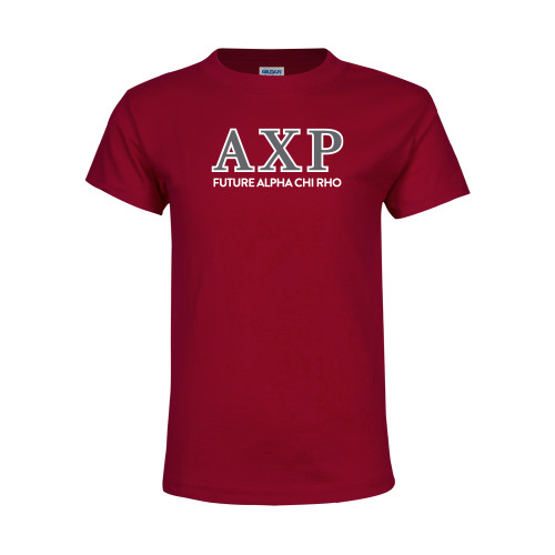 Youth Maroon T Shirt-Future Alpha Chi