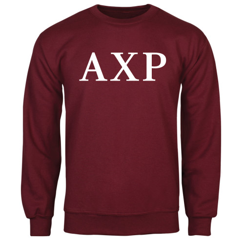 Maroon Fleece Crew-AXP