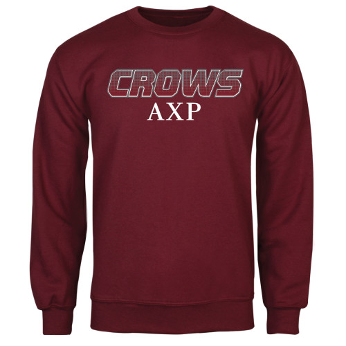 Maroon Fleece Crew-Crows AXP