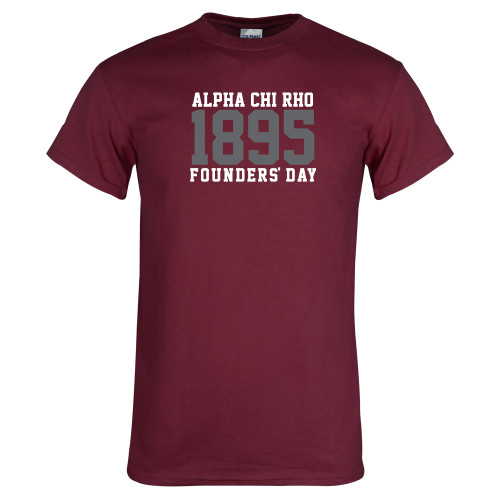 Maroon T Shirt-Founders Day 1895