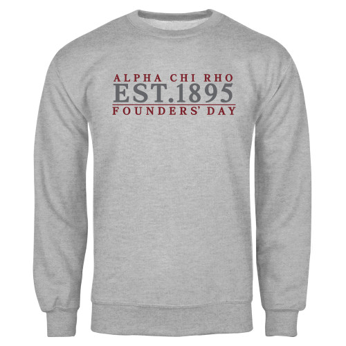 Grey Fleece Crew-Founders Day
