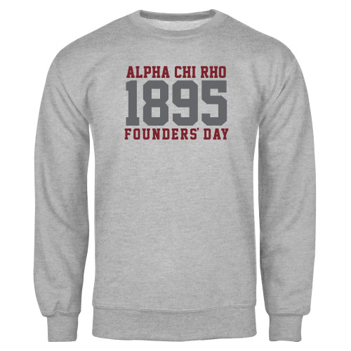 Grey Fleece Crew-Founders Day 1895