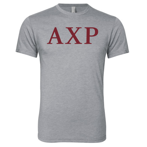  Next Level Heather Grey Triblend Tee - AXP