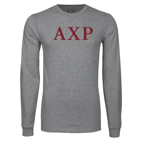 Grey Long Sleeve T Shirt-AXP
