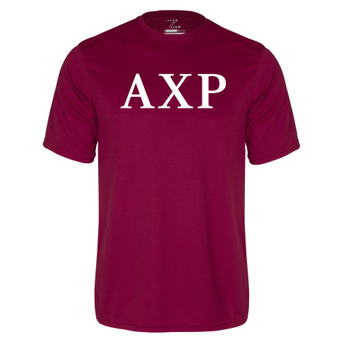 Maroon Performance Tee-AXP