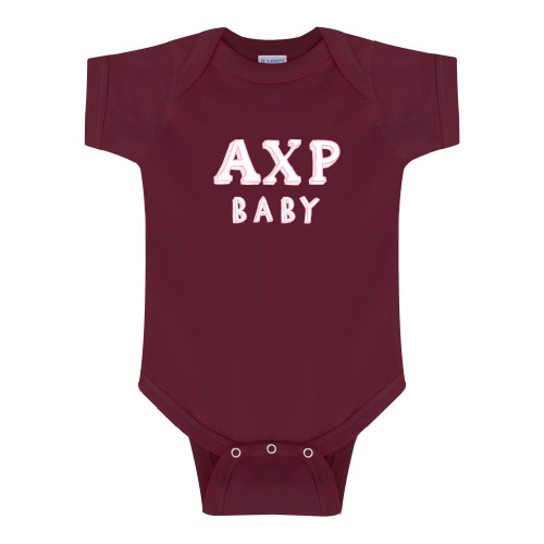 Maroon Infant Onesie-AXP Baby