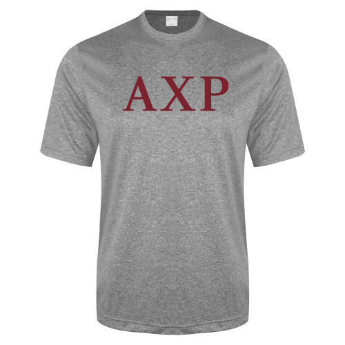 Grey Heather Performance Contender Tee-AXP