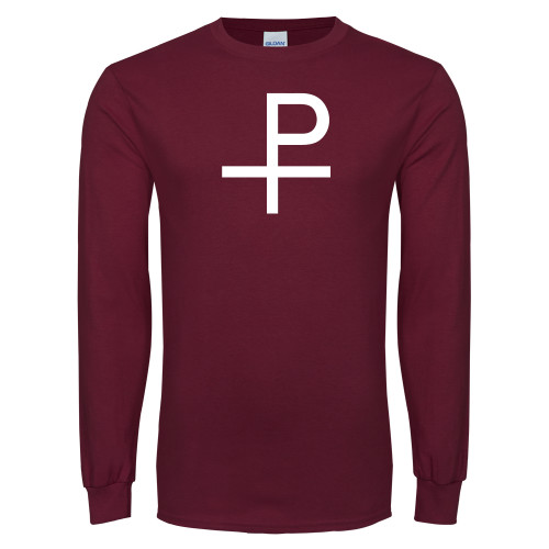 Maroon Long Sleeve T-Shirt-Labarum
