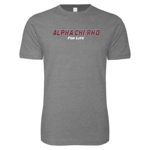 Main Image for  Next Level Heather Grey SoftStyle T Shirt