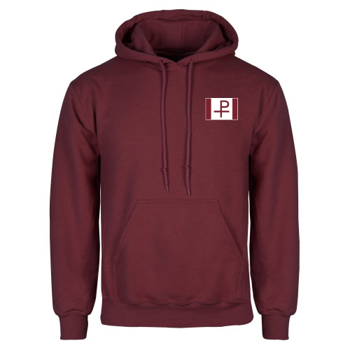  Maroon Fleece Hoodie - Flag