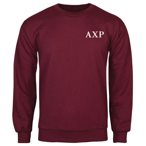 Maroon Fleece Crew-AXP