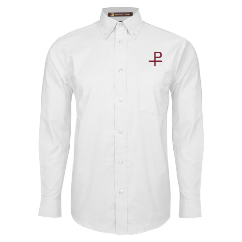 White Oxford Long Sleeve Shirt-Labarum