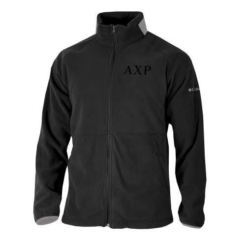  Columbia Black Everest Ridge Fleece Full Zip Jacket - AXP Tone
