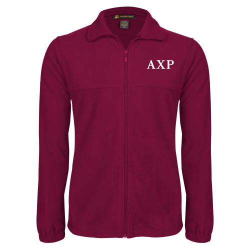  Maroon Fleece Full Zip Jacket - AXP