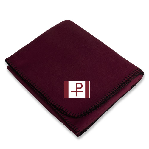  Maroon Arctic Fleece Blanket - Flag