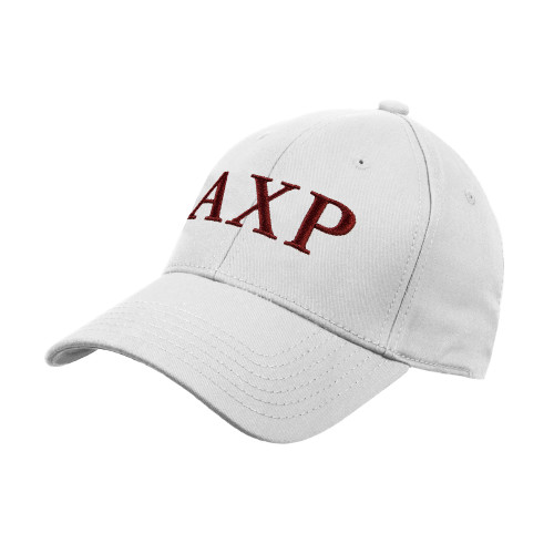 White Structured Adjustable Pro Style Hat-AXP