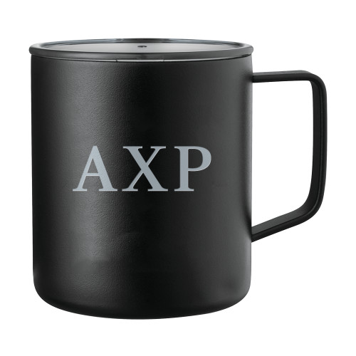  Rover Camp Vacuum Insulated Black Mug 14oz - AXP Engraved