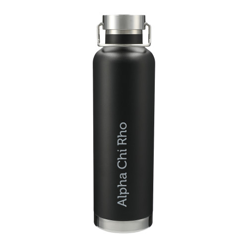  Thor Copper Vacuum Insulated Black Bottle 32oz - Alpha Chi Rho Engraved