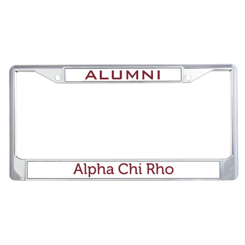 Alumni Metal License Plate Frame in Chrome - Alumni