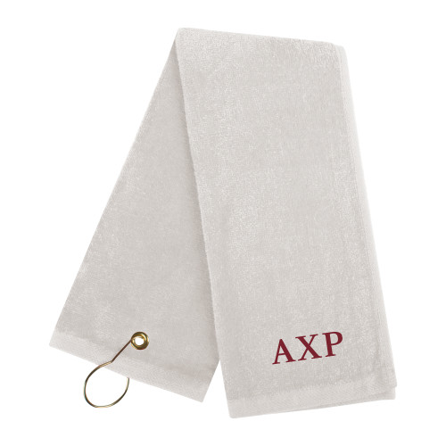  White Golf Towel - AXP
