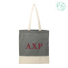Thumbnail image for  Split Recycled Black Cotton Twill Convention Tote