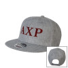 Thumbnail image for  Heather Grey Wool Blend Flat Bill Snapback Hat