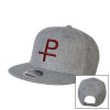 Thumbnail image for  Heather Grey Wool Blend Flat Bill Snapback Hat
