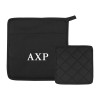 Thumbnail image for  Quilted Canvas Black Pot Holder