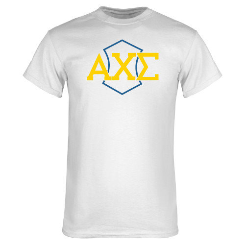 White T Shirt-Official Fraternity Logo