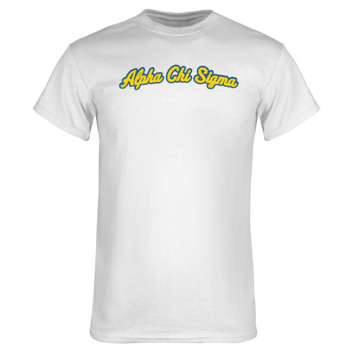 White T Shirt-Script