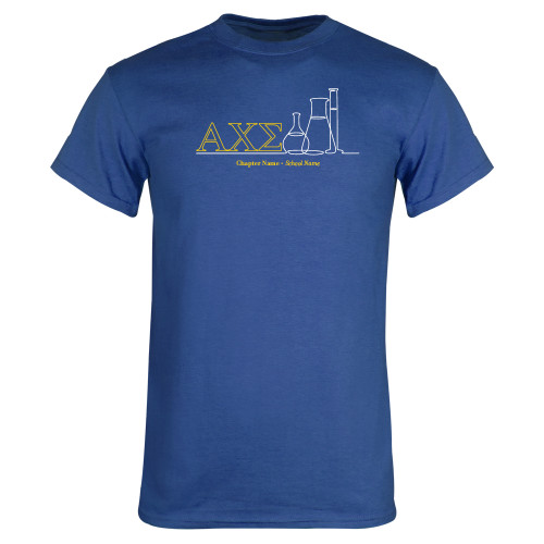 Royal T Shirt-Greek Letters Chem Set - Personalized