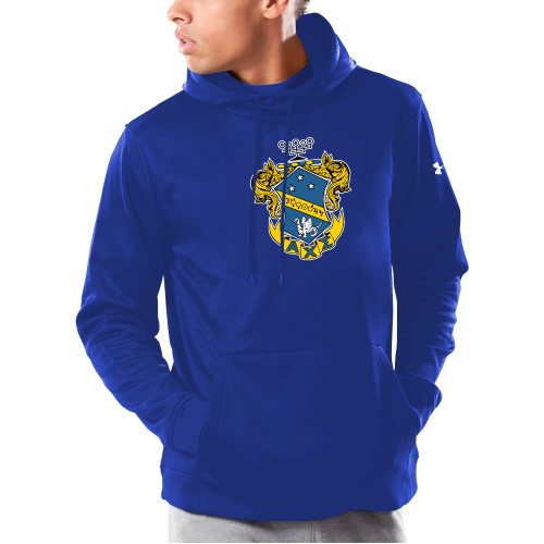 Under Armour Royal Armour Fleece Hoodie-Fraternity Crest