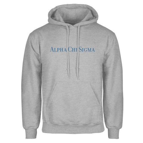 Grey Fleece Hoodie-Wordmark