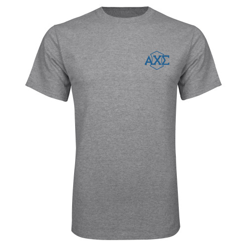 Grey T Shirt-Official Fraternity Logo
