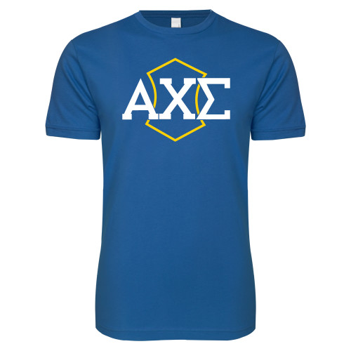  Next Level Royal SoftStyle T Shirt - Official Fraternity Logo