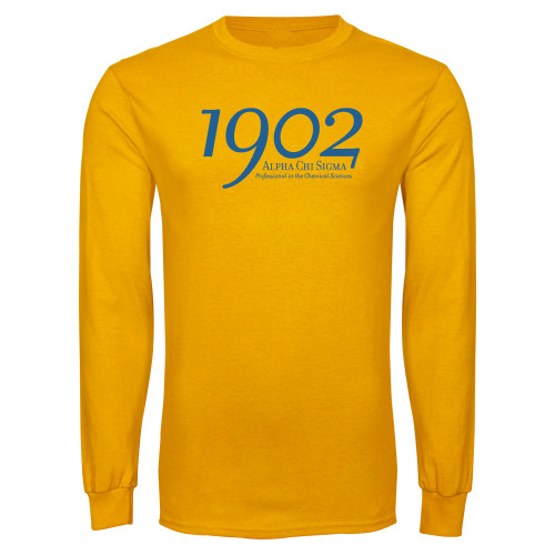 Gold Long Sleeve T Shirt-1902
