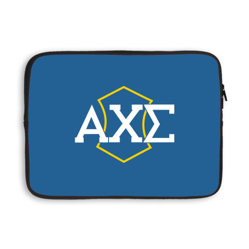 13 inch Neoprene Laptop Sleeve-Official Fraternity Logo