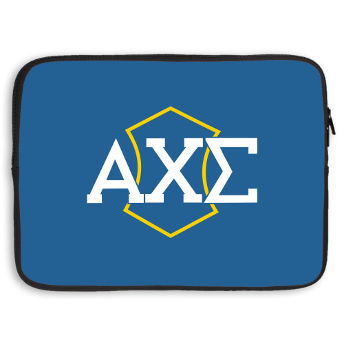 15 inch Neoprene Laptop Sleeve-Official Fraternity Logo
