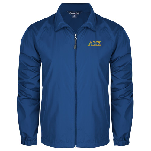Royal Full Zip Wind Jacket-Greek Letters