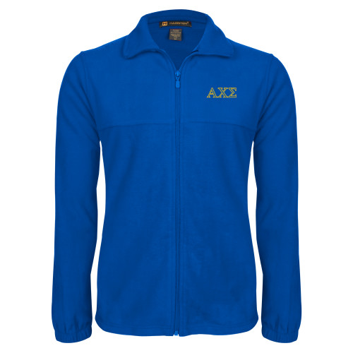 Royal Fleece Full Zip Jacket-Greek Letters