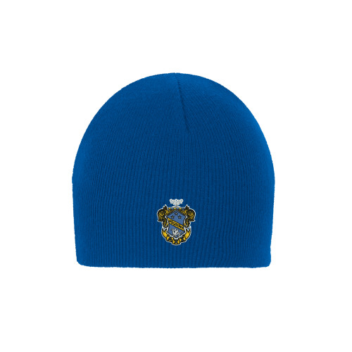 Royal Knit Beanie-Fraternity Crest