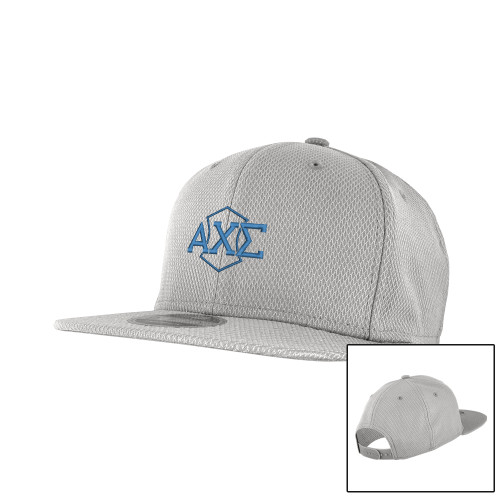 New Era Light Grey Diamond Era 9Fifty Snapback Hat-Official Fraternity Logo