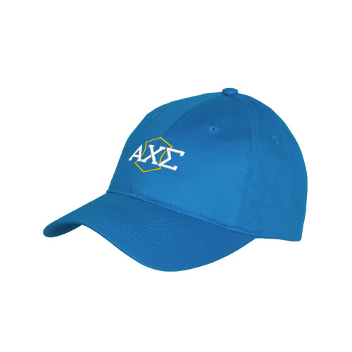 Youth Sapphire Pro Style Hat-Official Fraternity Logo