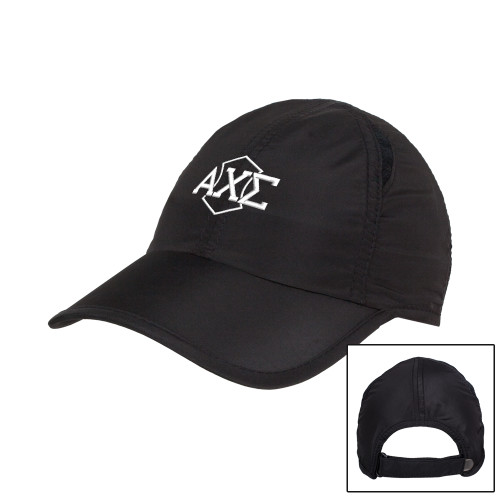 Black Performance Cap-Official Fraternity Logo